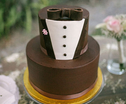 Wedding Cake, Serves 53 People